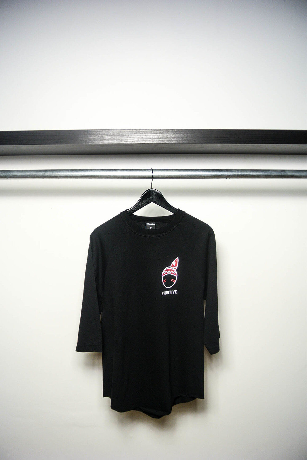 Primitive+Apparel+Hunter+Raglan+Black+Black_Holy+Rail_Front